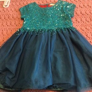 Mini Boden formal dress with sequins 5-6y